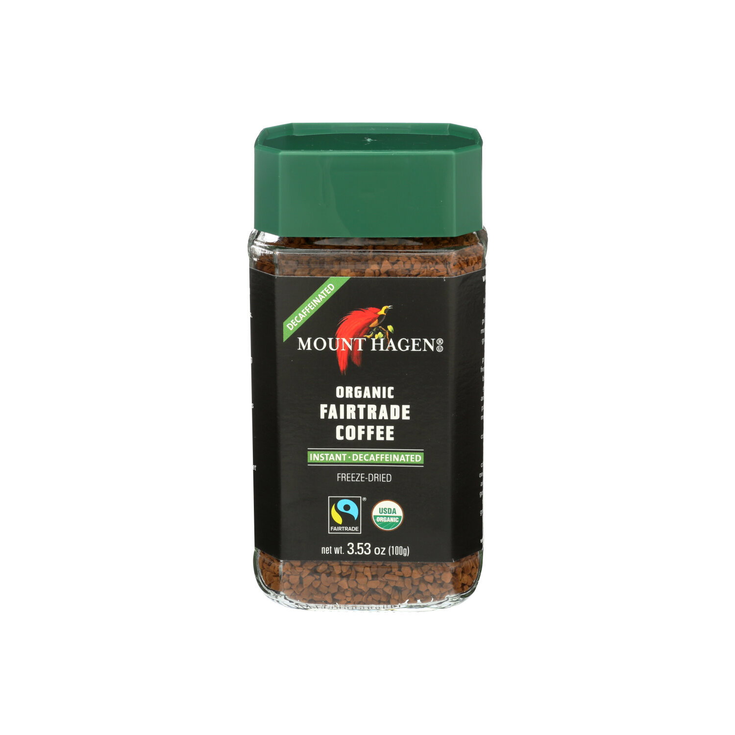 Mount Hagen Freeze Dried Instant Coffee Decaf Jar - 3.53 Ounce Image 1 of 2