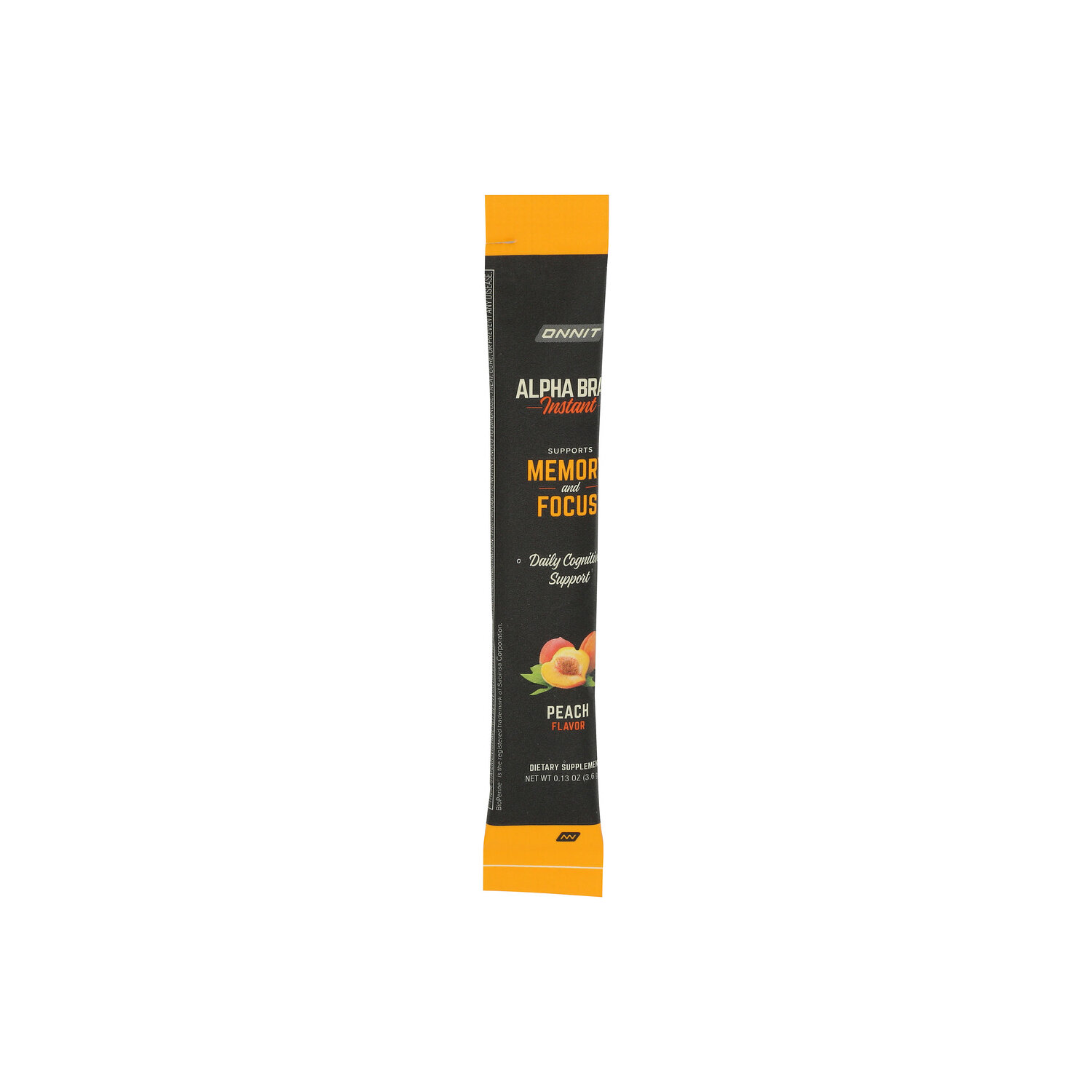 Onnit Peach Powder Alpha Brain Instant - 0.13 Ounce Image 1 of 2