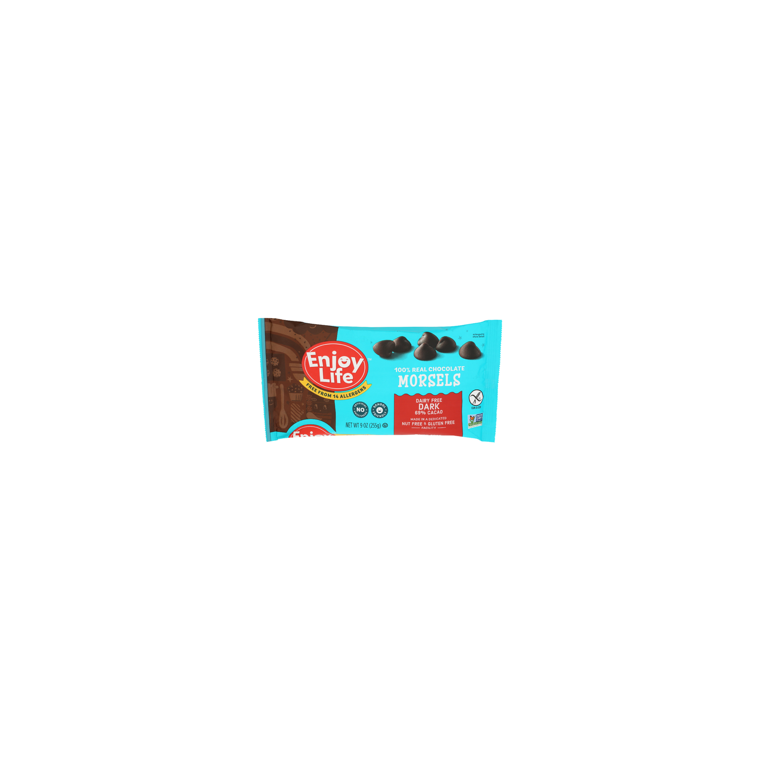 Enjoy Life Chocolate Dark Gluten Free Baking Morsels - 9 Ounce Image 1 of 4