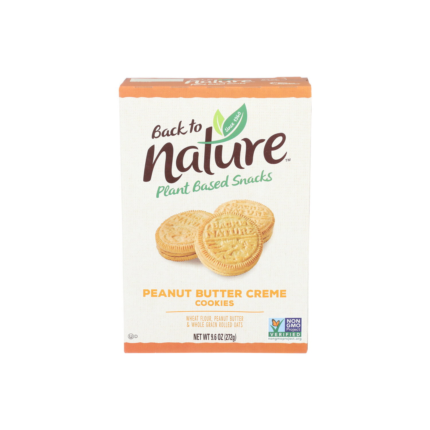 Back To Nature Peanut Butter Crème Cookies - 9.6 Ounce Image 1 of 4