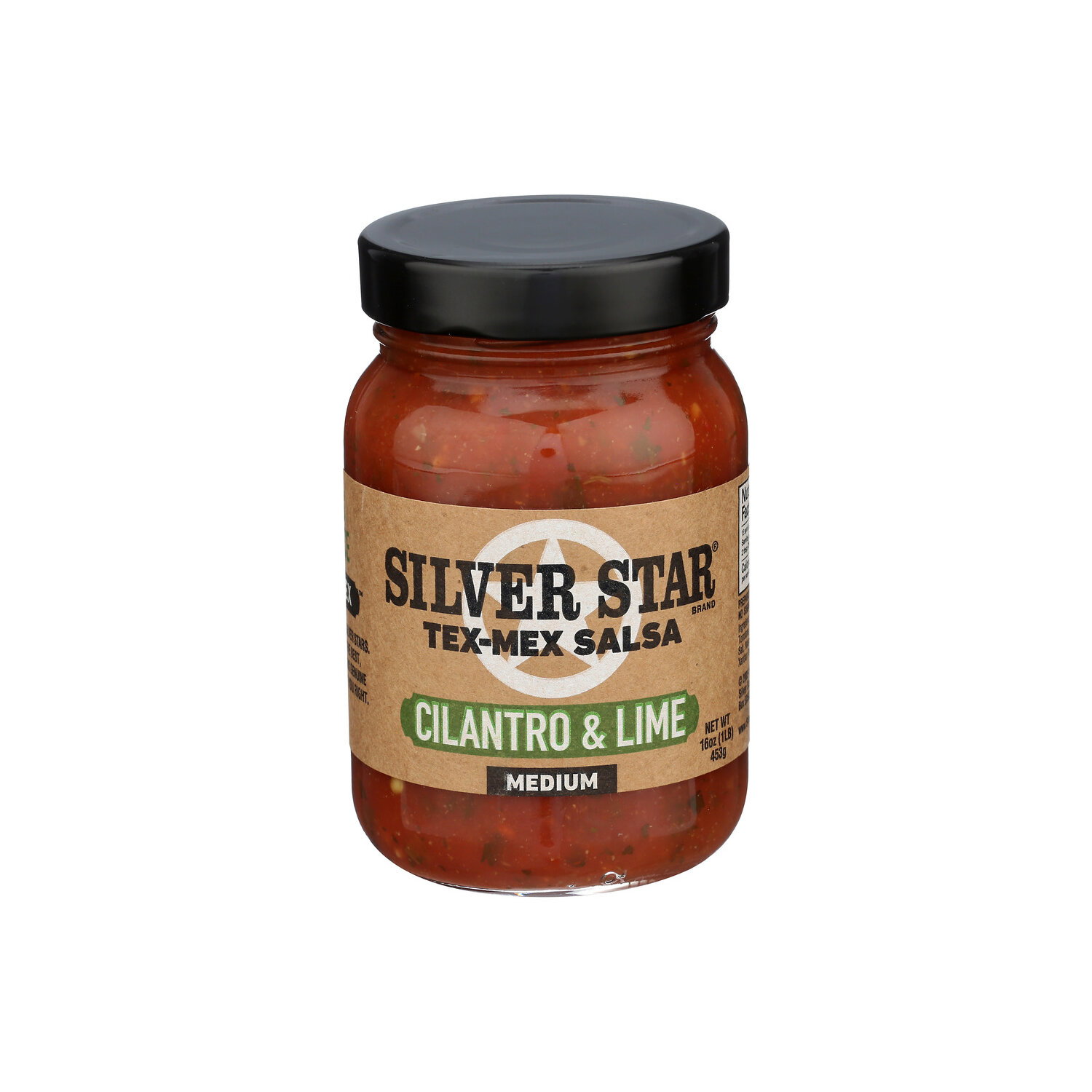 Silver Star Brand Cilantro Lime Salsa Med Cilantro & Lime Medium - 16 Ounce Image 1 of 4