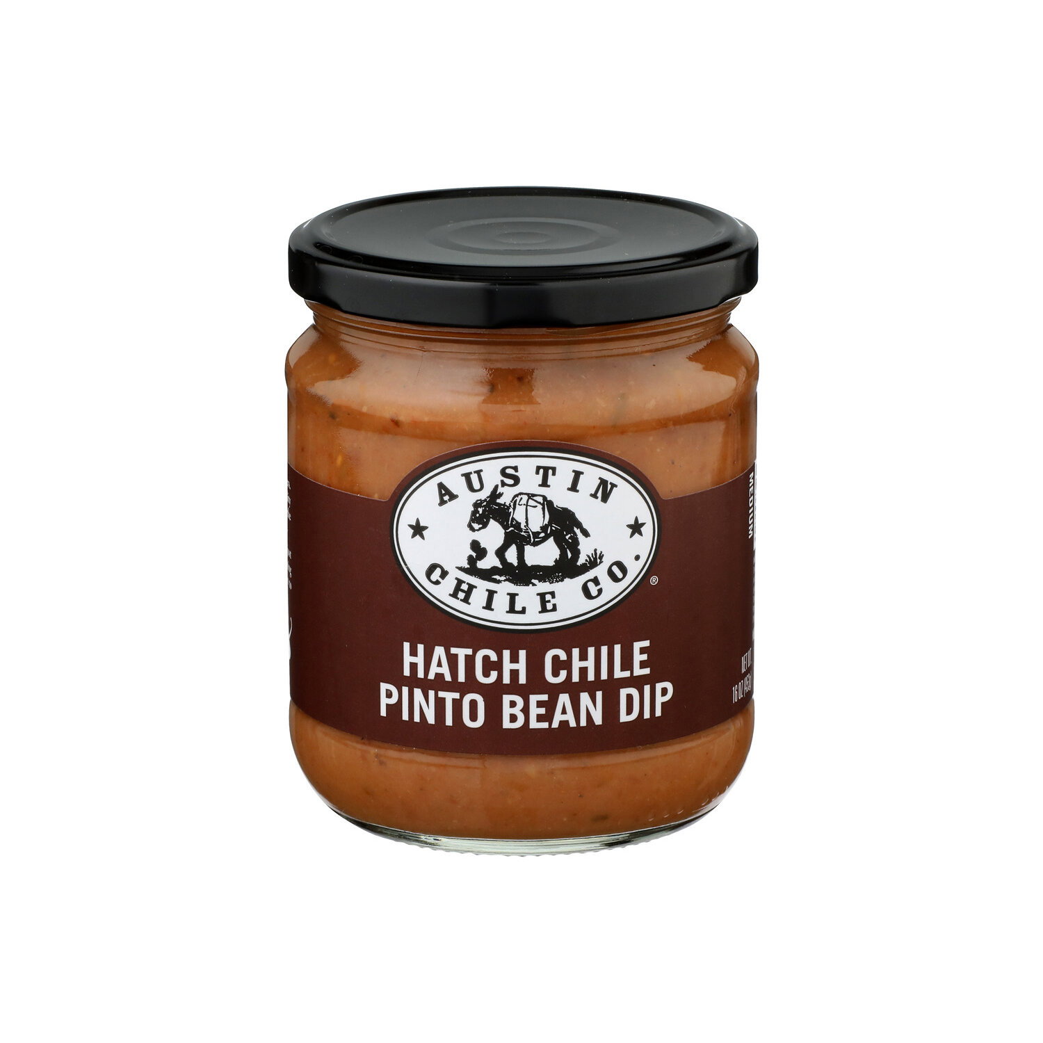 Austin Chile Co. Medium Hatch Pinto Bean Dip - 16 Ounce Image 1 of 4