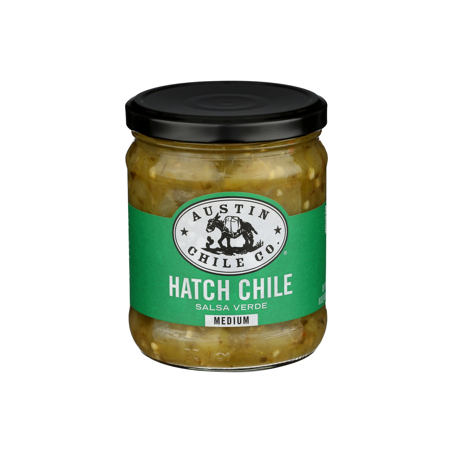 Austin Chile Co. Hatch Salsa Verde Subtle, Sweet, Spicy And Smoky - 16 Ounce Image 1 of 4