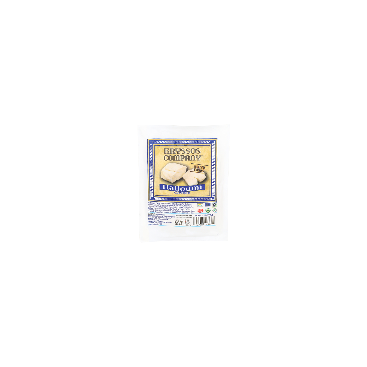 Kryssos Company Halloumi Cheese - 8.82 Ounce Image 1 of 4