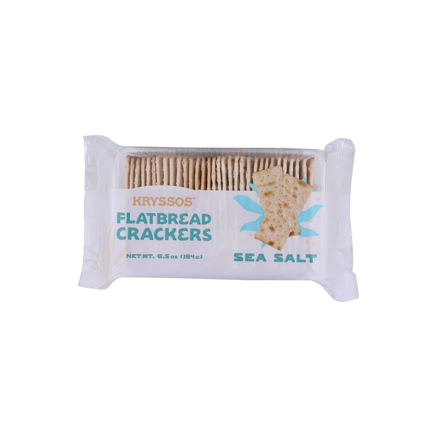 Kryssos Flatbread Crackers , Sea Salt - 6.5 Ounce Image 1 of 4