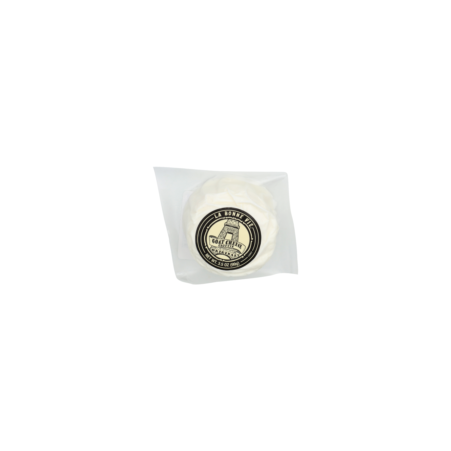 La Bonne Vie Original Goat Cheese Crottin - 3.5 Ounce Image 1 of 4