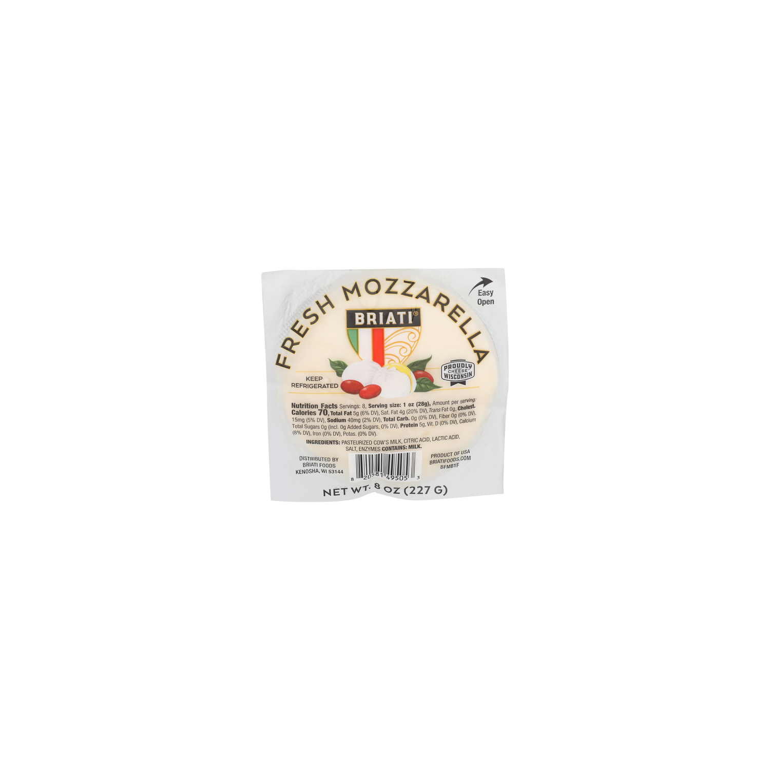 Briati Fresh Mozzarella - 8 Ounce Image 1 of 4