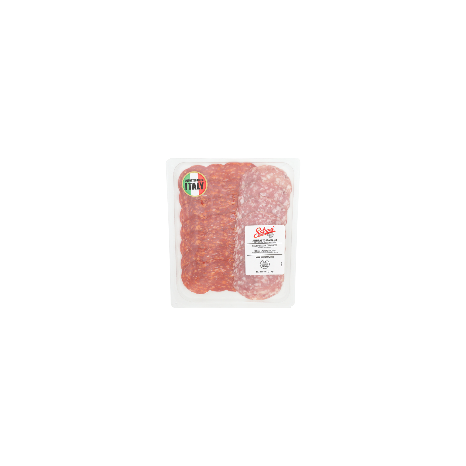 Salumi Italiani Antipasto Italiano Salame Calabrese & Milano - 4 Ounce Image 1 of 4