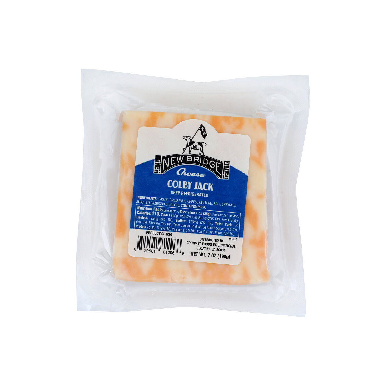 New Bridge Colby Jack Cheese - 7 Ounce Image 1 of 4