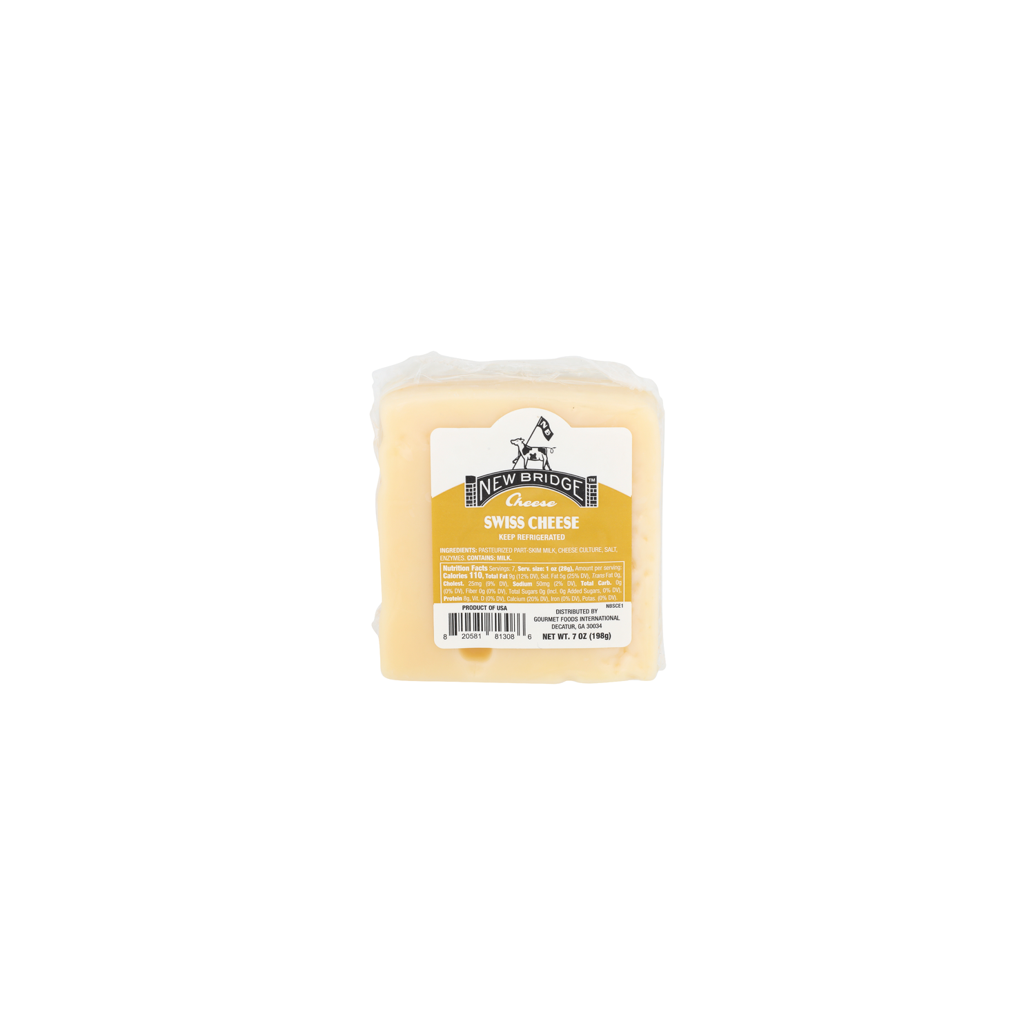 New Bridge Swiss Cheese - 7 Ounce - Brookshire's