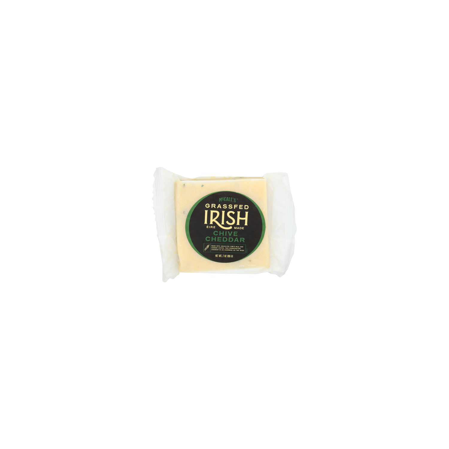 MCCALL's Grassfed Irish Chive Mccall's Irish Cheddar - 7 Ounce Image 1 of 4