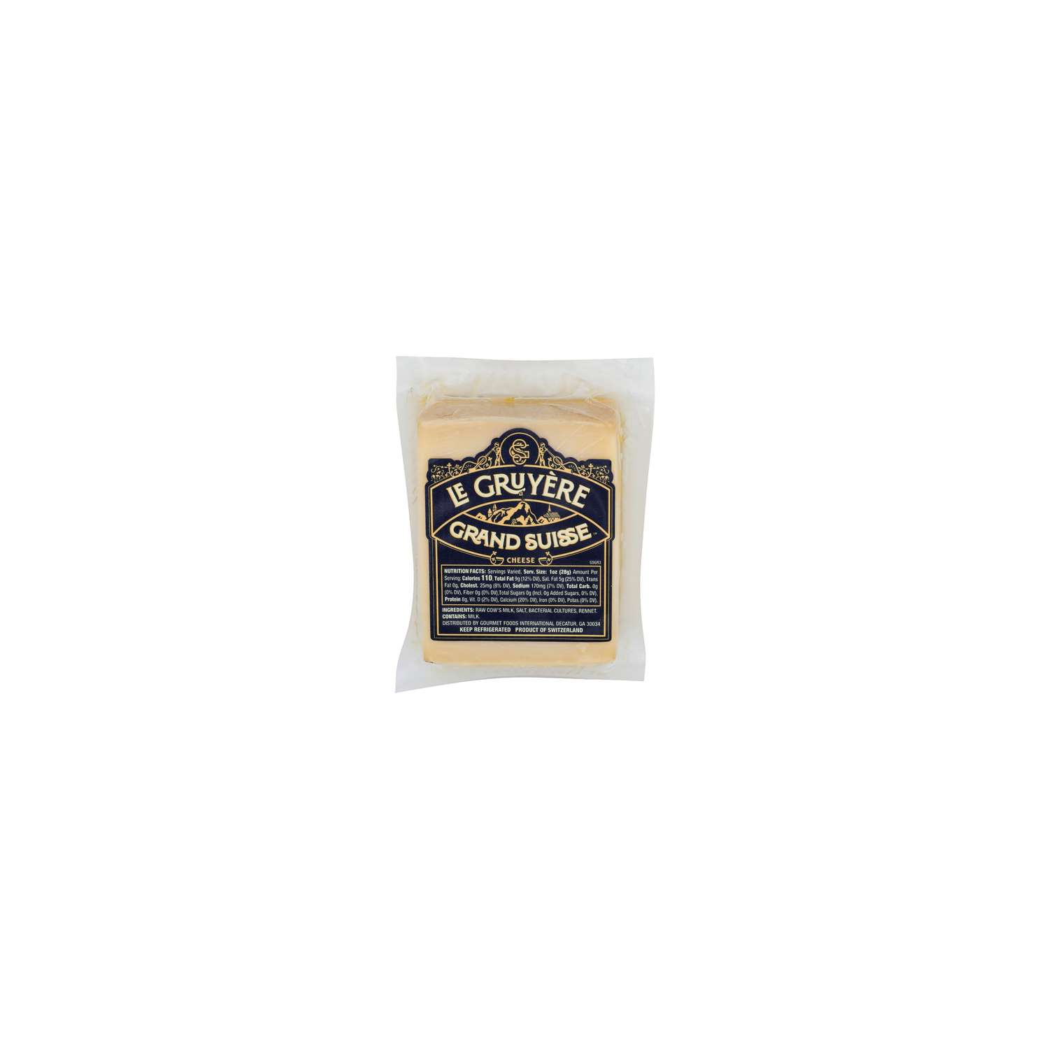 Grand Suisse Le Gruyère Cheese Gruyere - 8 Ounce Image 1 of 4
