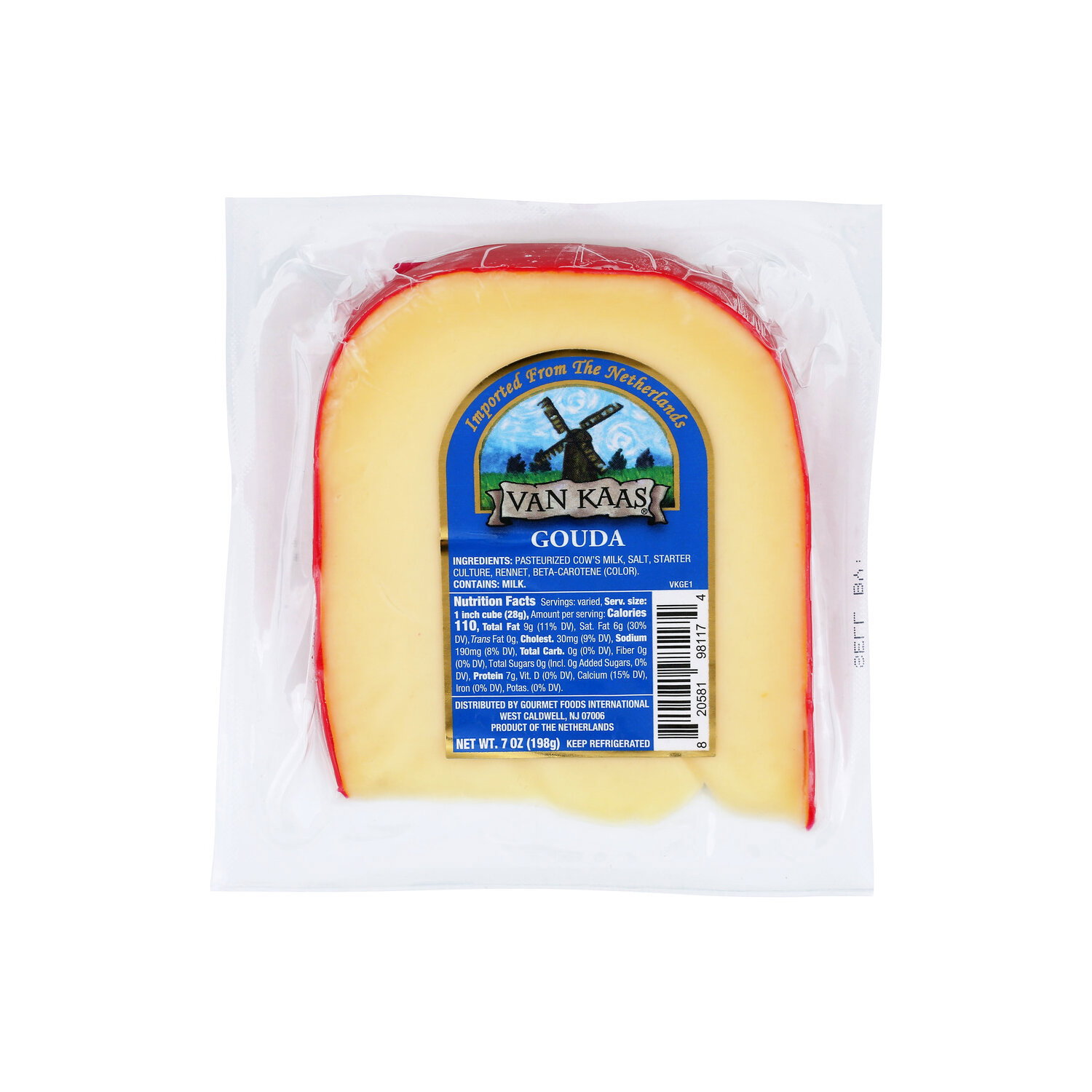 Van Kaas Cheese , Gouda - 7 Ounce Image 1 of 4