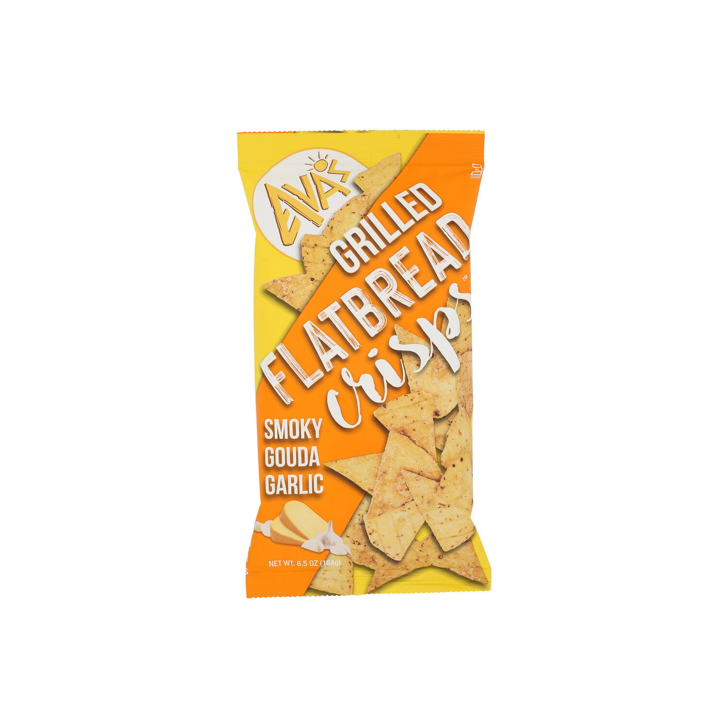 AVA's Grilled Flatbread Crisps Gouda Garlic Smoky - 6.5 Ounce Image 1 of 2
