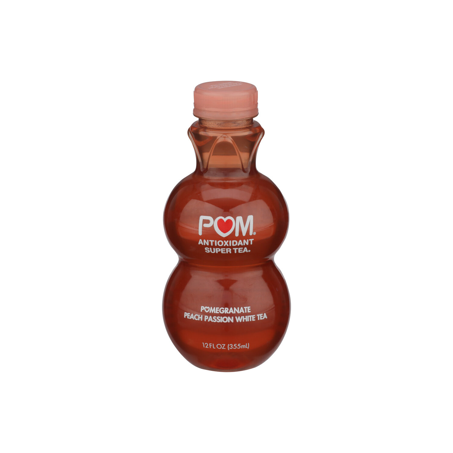 Pom Wonderful Pomegranate Peach Passion White Tea Antioxidant Super - 12 Fluid Ounce Image 1 of 4