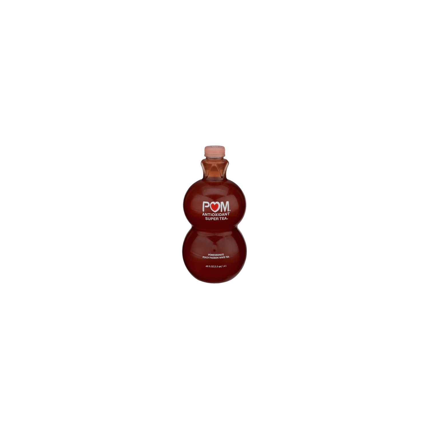 Pom Wonderful Pomegranate Peach Passion White Tea Antioxidant Super - 48 Fluid Ounce Image 1 of 4