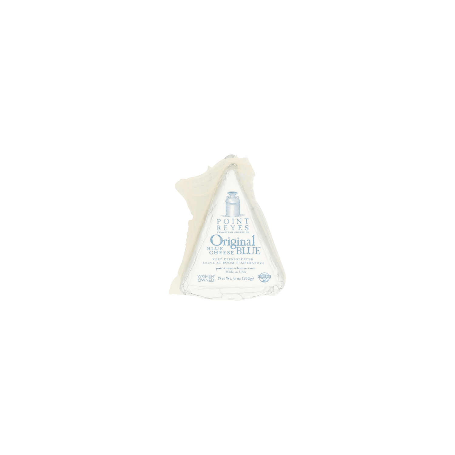 Point Reyes Sweet Milk Full Flavored With A Tangy Finish Classic-Style Blue Vein Cheese Original - 6 Ounce Image 1 of 4