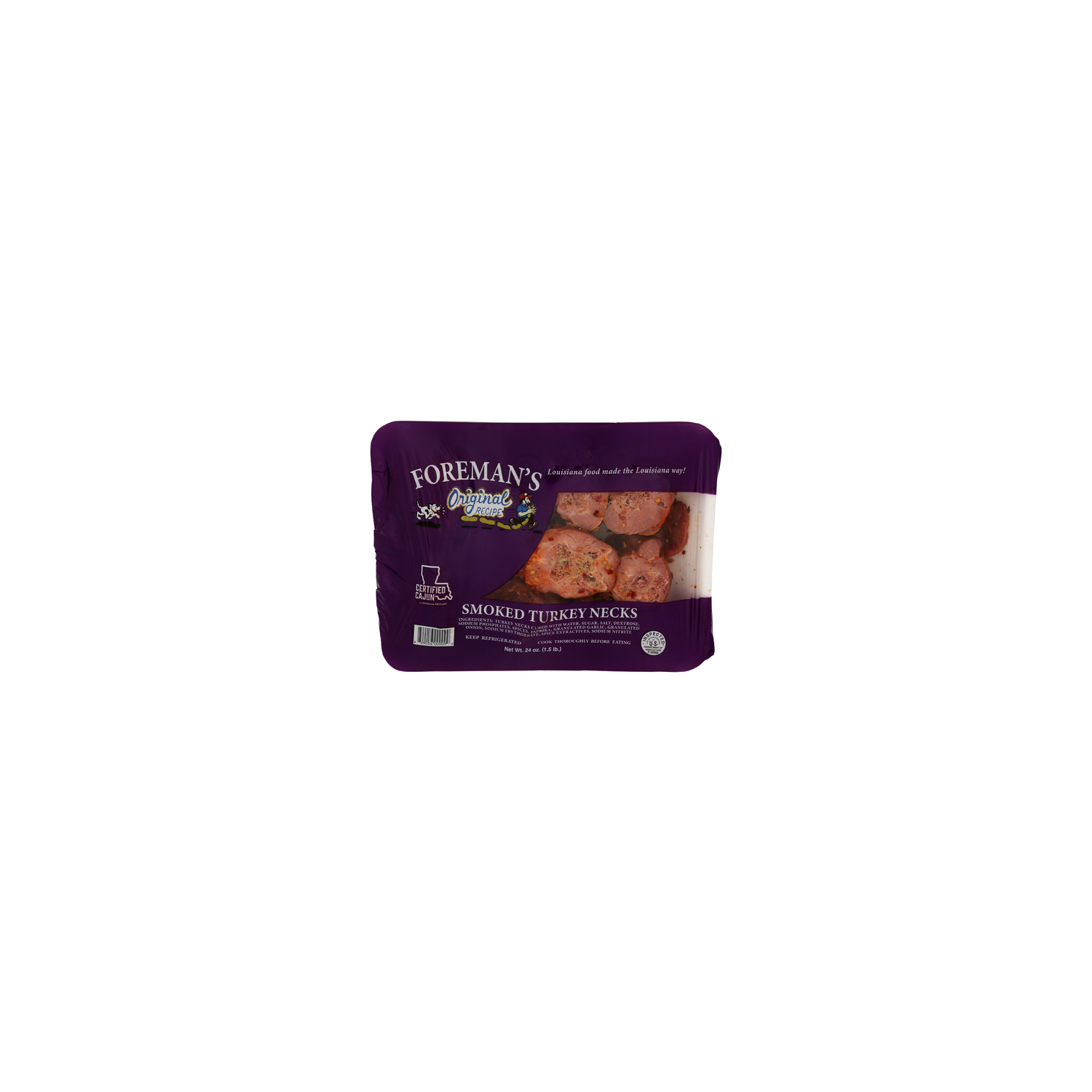 FOREMAN's Smoked Turkey Necks - 24 Ounce Image 1 of 4