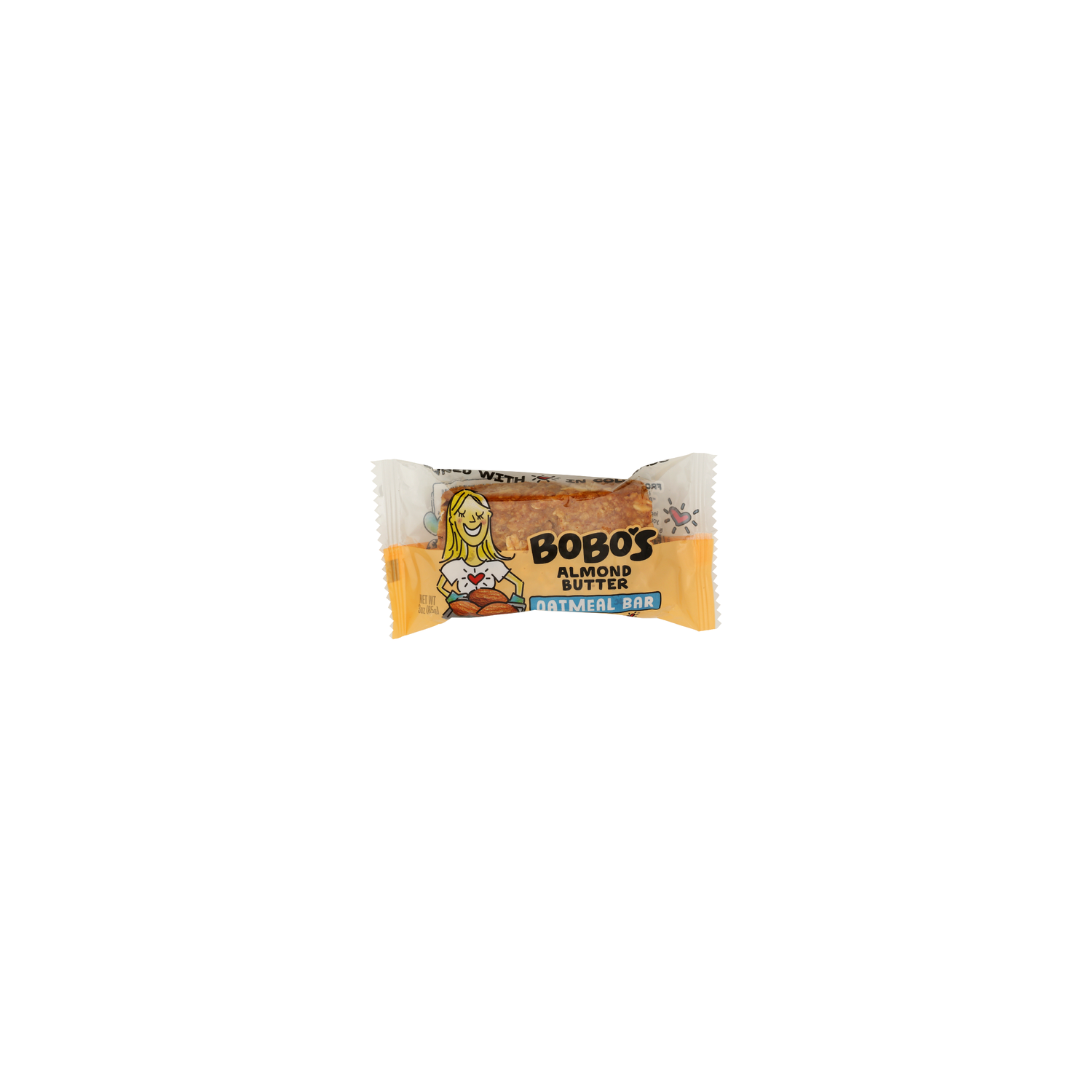 BOBO's Almond Butter Single Unit Tray Oat Bar - 3 Ounce Image 1 of 4