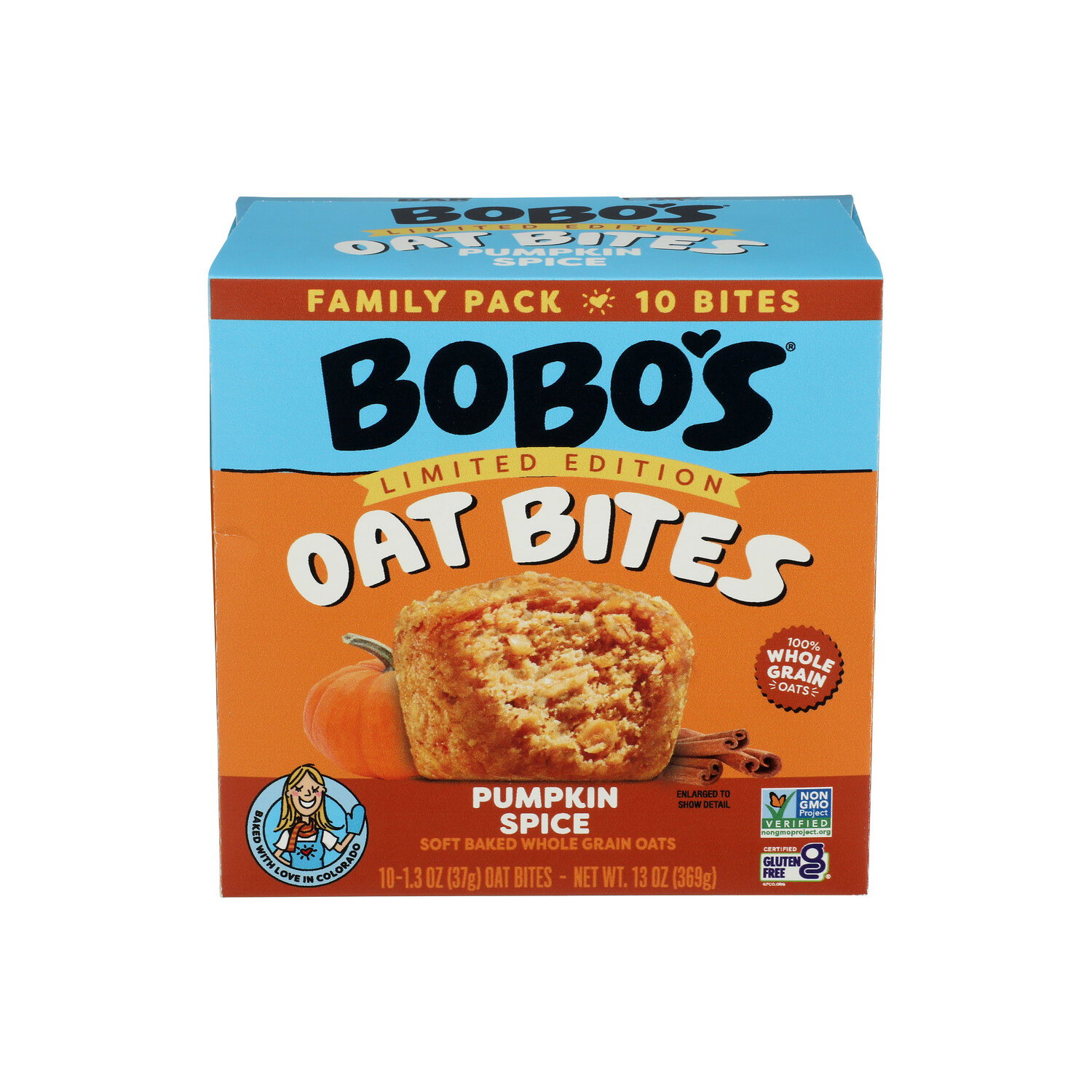 BOBO's Pumpkin Bites Spice - 1.3 Ounce - 10 Count Image 1 of 4