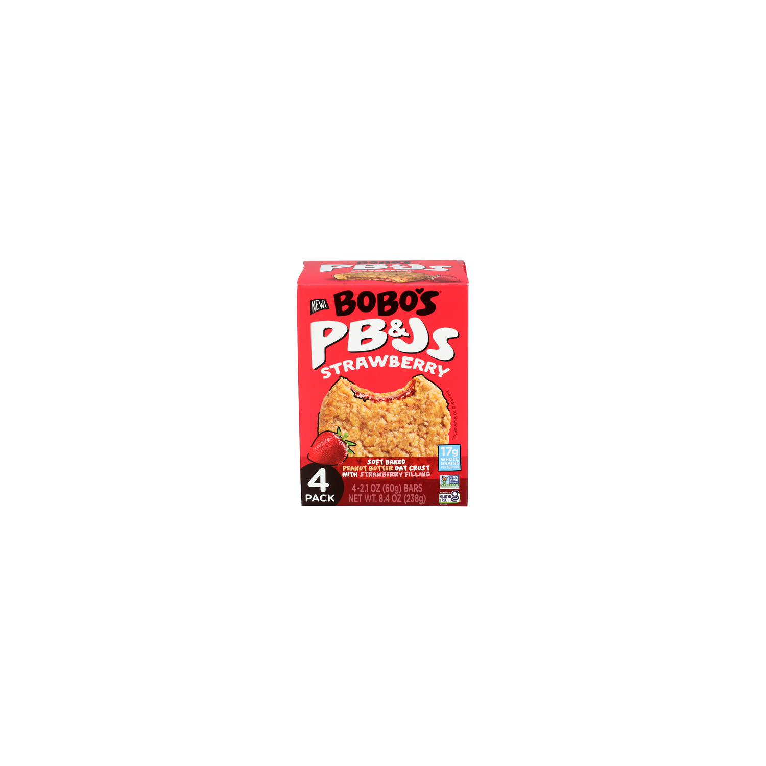 BOBO's Strawberry Pb&js Jam, Pack Of 4 - 2.1 Ounce - 4 Count Image 1 of 4