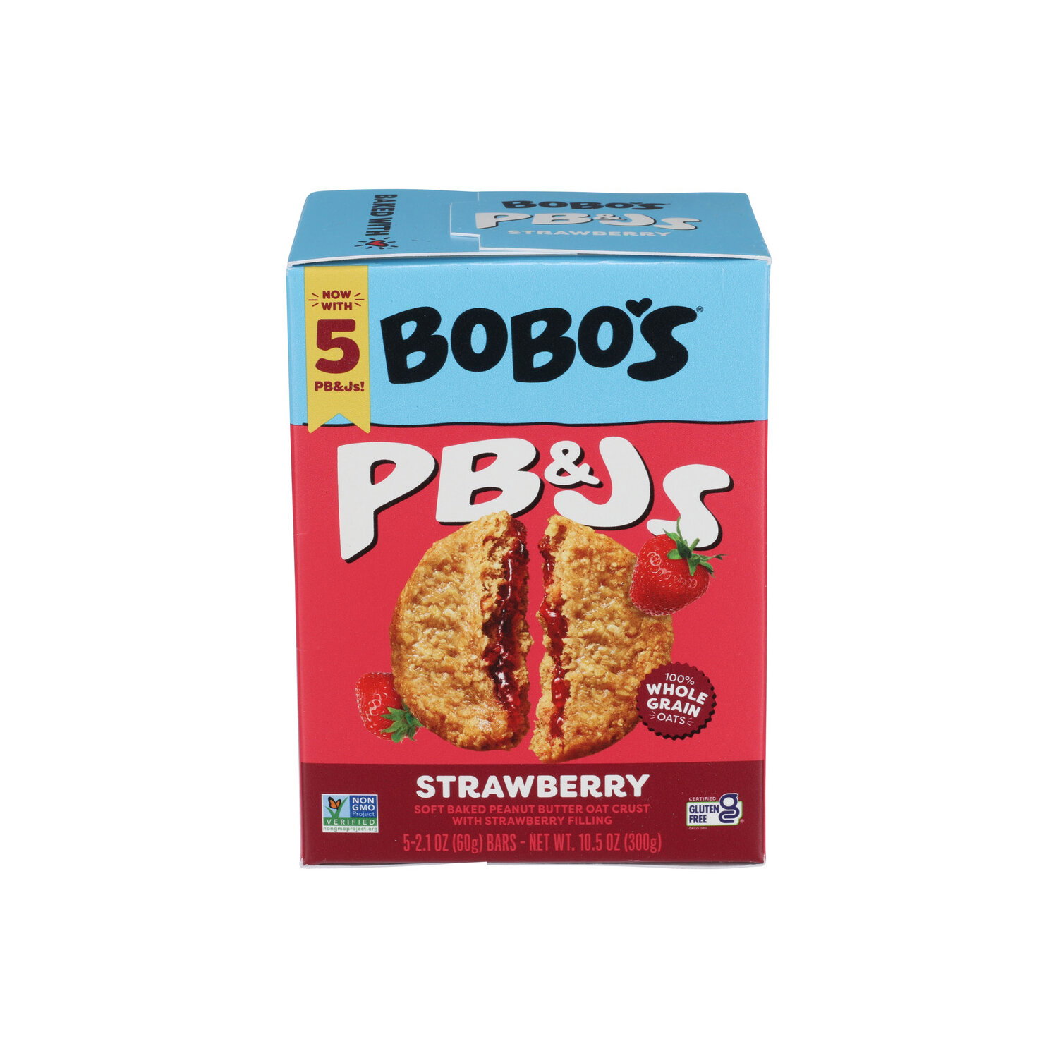 BOBO's Pb&js Strawberry Jam - 2.1 Ounce - 5 Count Image 1 of 2