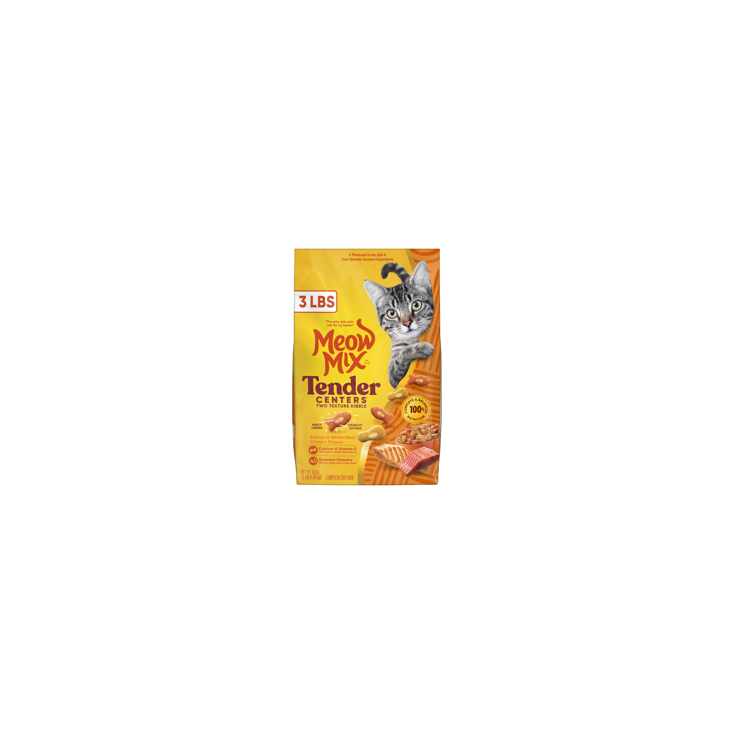 Meow Mix Tender Centers Salmon & White Meat Cat Food - 3 Pound Image 1 of 4