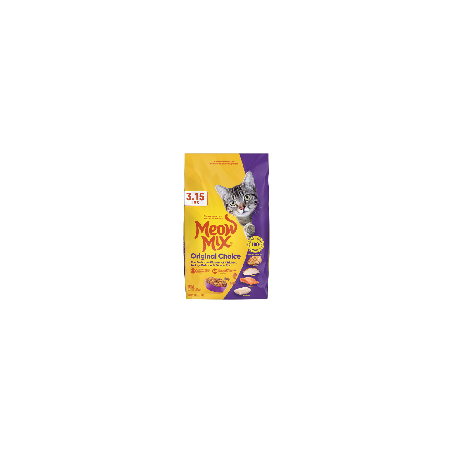 Meow Mix Original Choice Dry Cat Food - 3.15 Pound Image 1 of 4