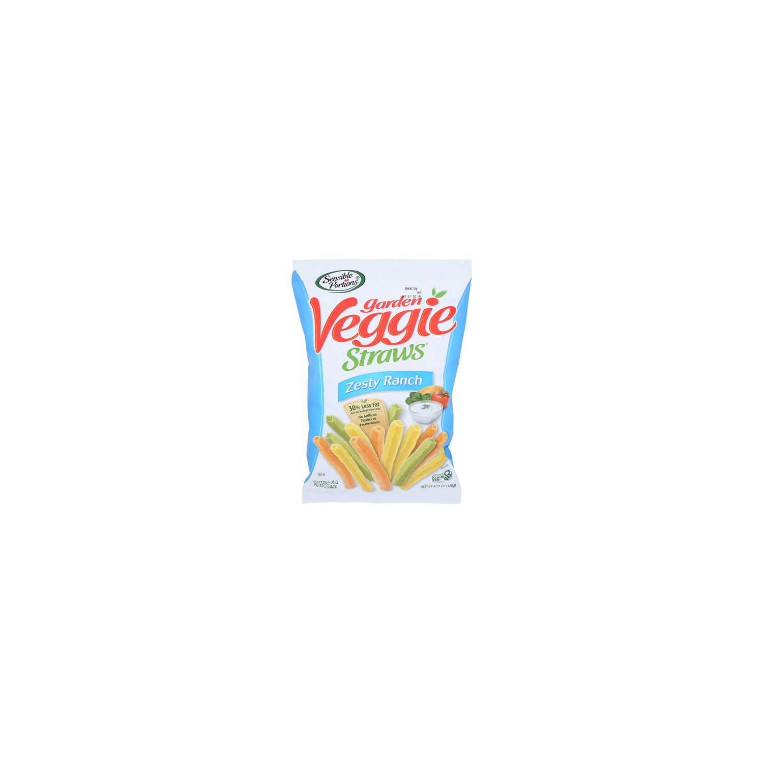 Sensible Portions Straw Veggie Zesty Ranch - 4.25 Ounce - Brookshire's