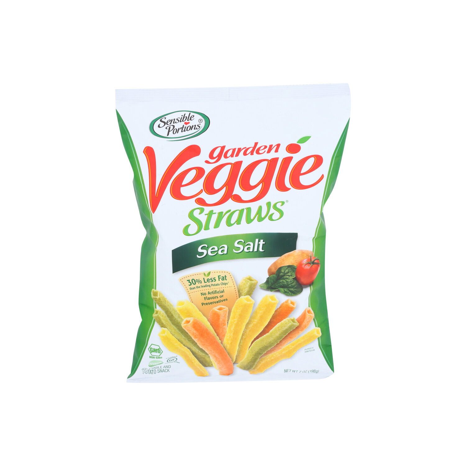 Sensible Portions Garden Veggie Straws Sea Salt - 7 Ounce Image 1 of 4