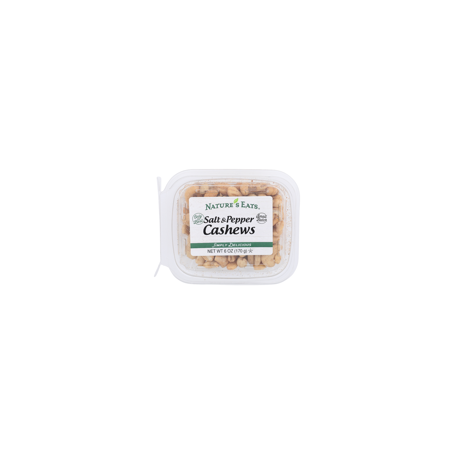 NATURE's Eats Salt & Pepper Cashews - 6 Ounce Image 1 of 4