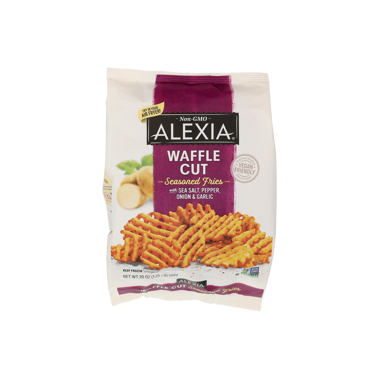 Alexia With Sea Salt, Pepper, Onion & Garlic Fries Seasoned - 20 Ounce - 1 Count Image 1 of 4