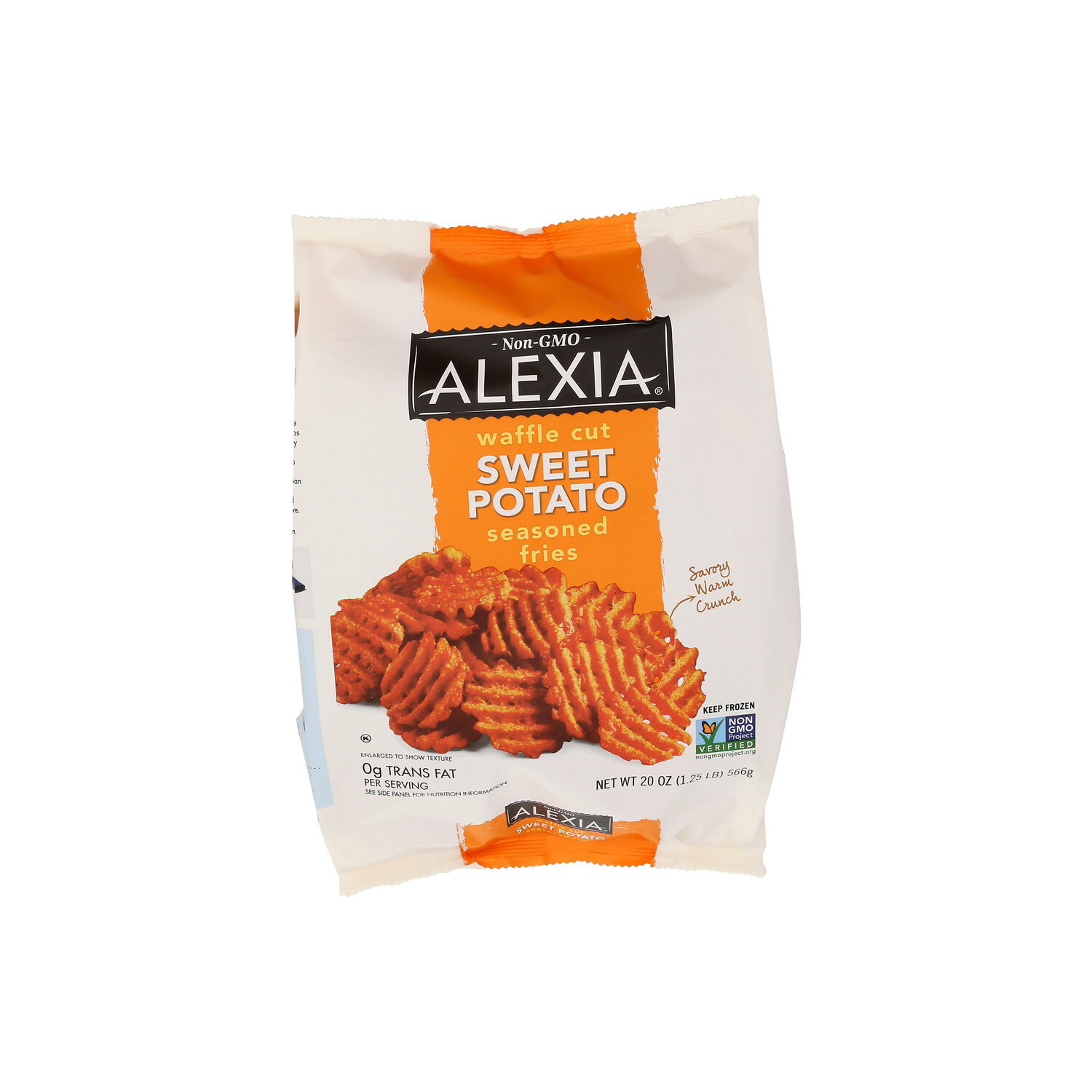 Alexia Seasoned With Garlic, Onion & Pepper Waffle Cut Sweet Potato Fries - 20 Ounce Image 1 of 4