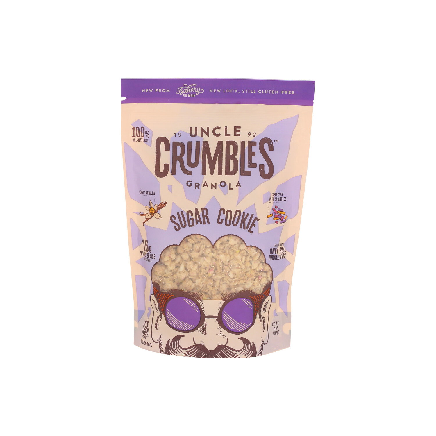 Uncle Crumbles Sugar And Vanilla Cookie Crunchy Granola - 11 Ounce Image 1 of 4