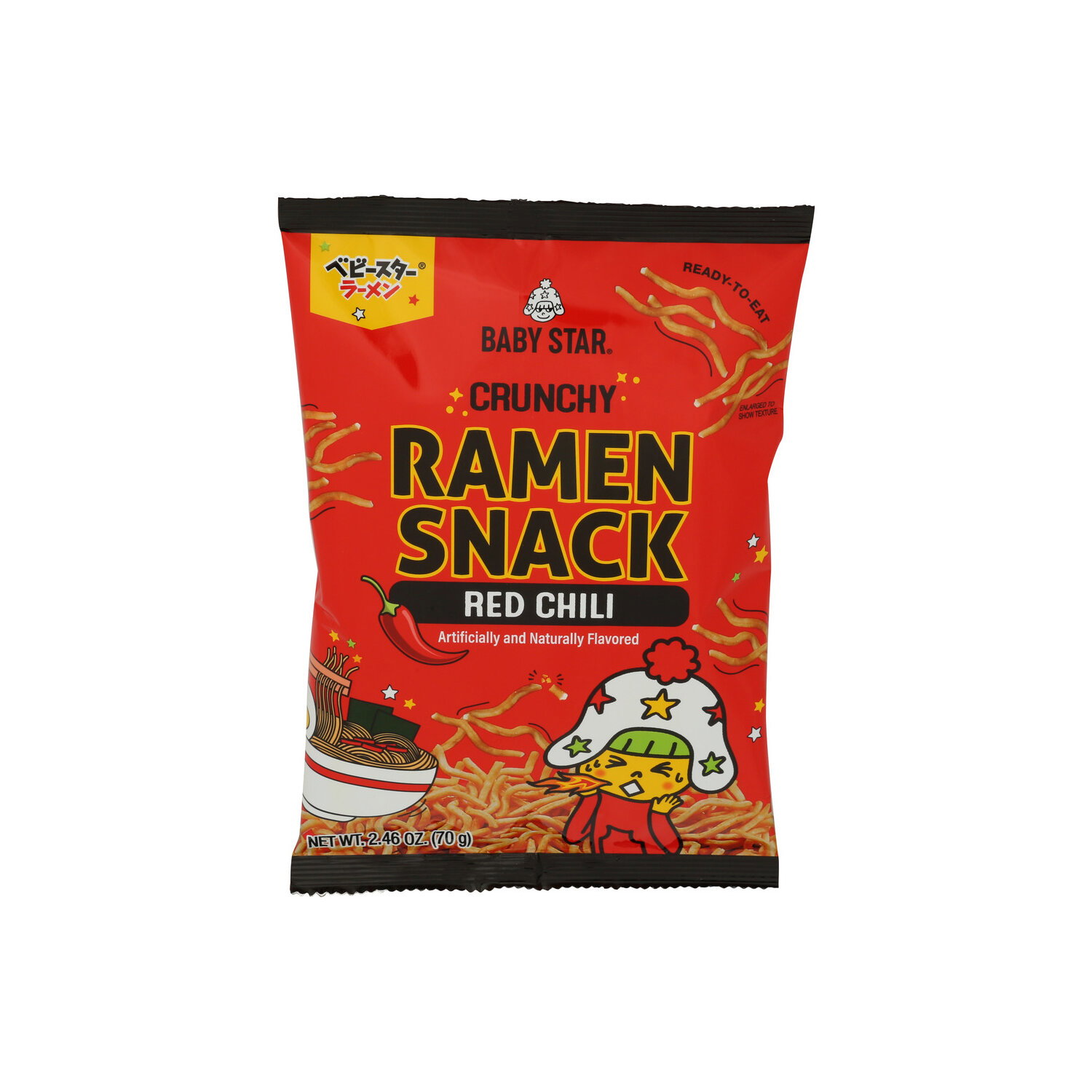 Baby Star Ramen Snack Tiny Red Chili - 2.46 Ounce Image 1 of 4