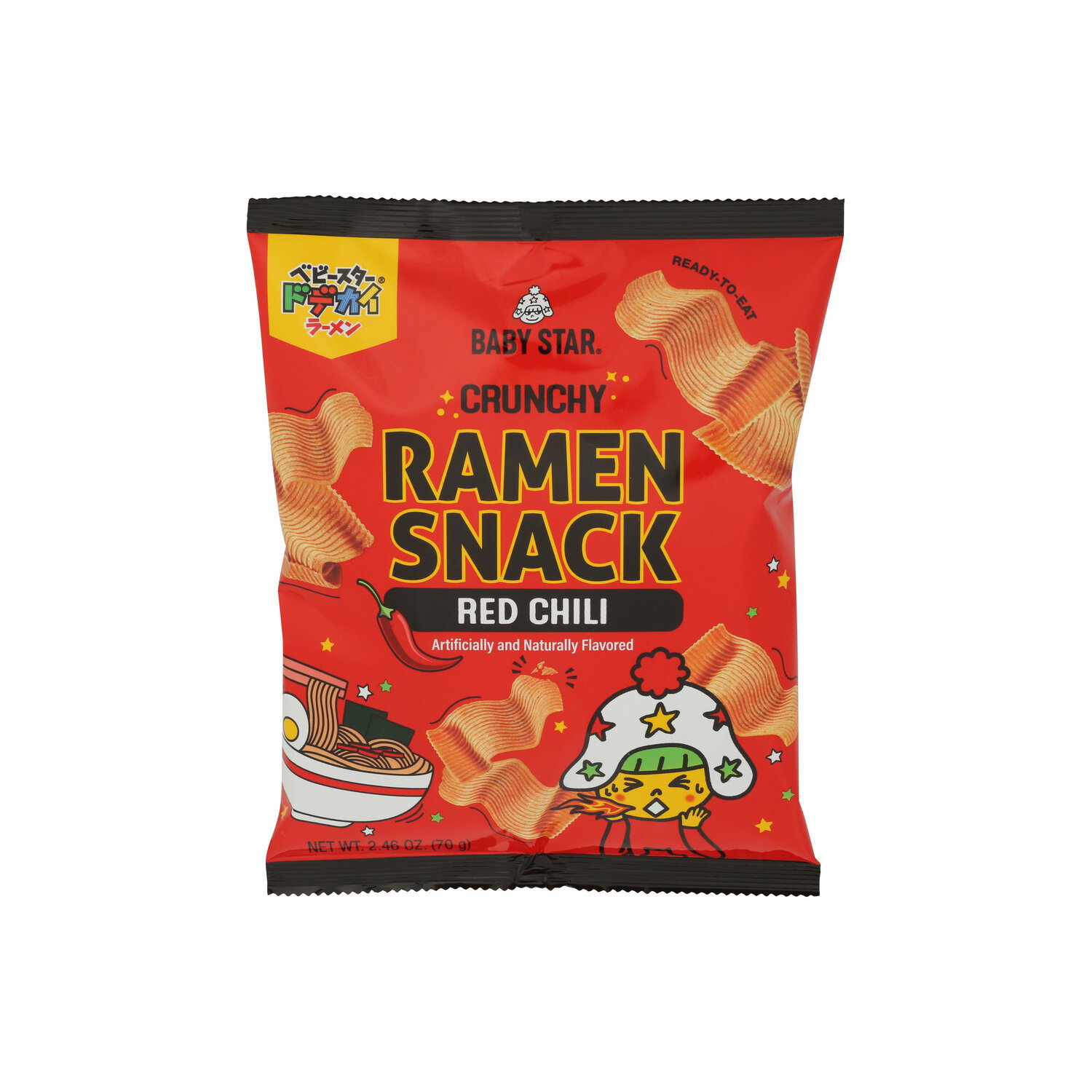 Baby Star Ramen Snack Wide Red Chili - 2.46 Ounce Image 1 of 4
