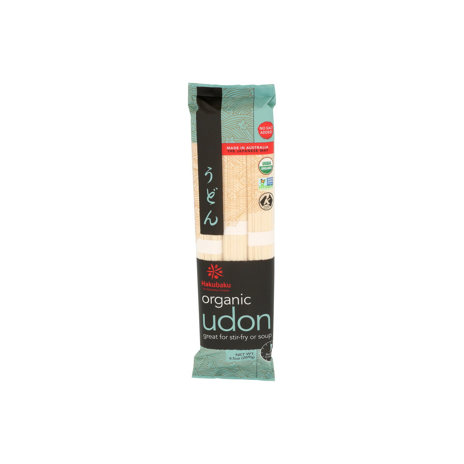 Hakubaku Organic Noodle Udon - 9.5 Ounce Image 1 of 4