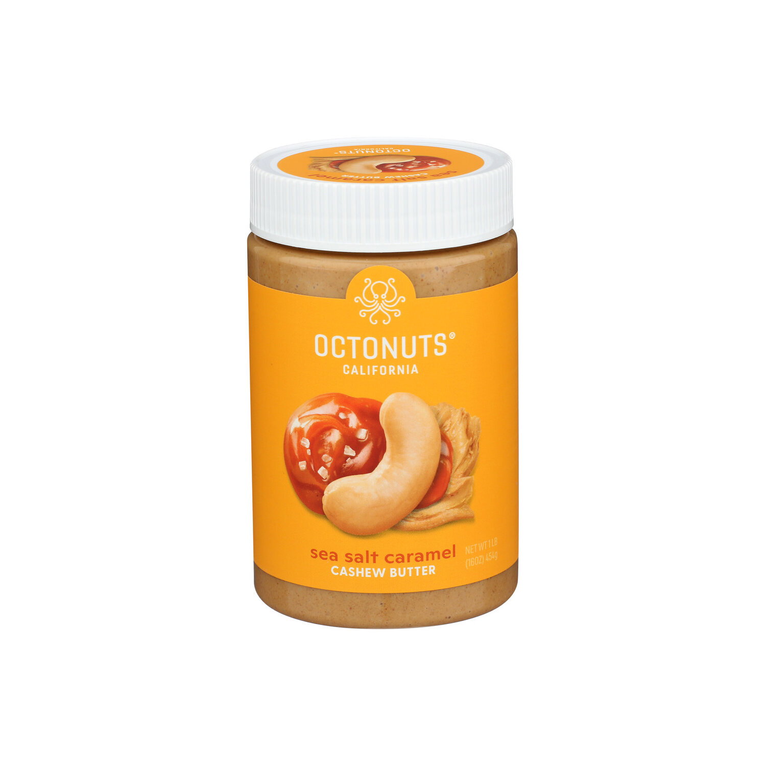Octonuts Cashews Sea Salt Caramel Creamy Butter Cashew Crml Sslt - 16 Ounce Image 1 of 4