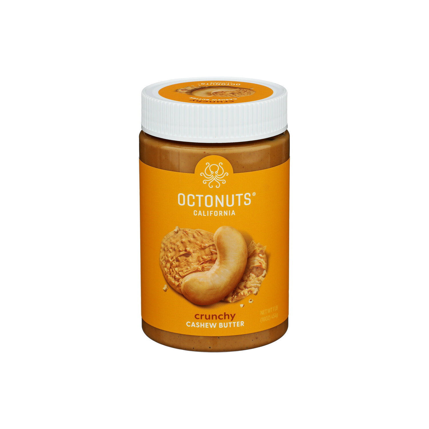 Octonuts Pure Crunchy Cashew Butter - 1 Pound Image 1 of 4