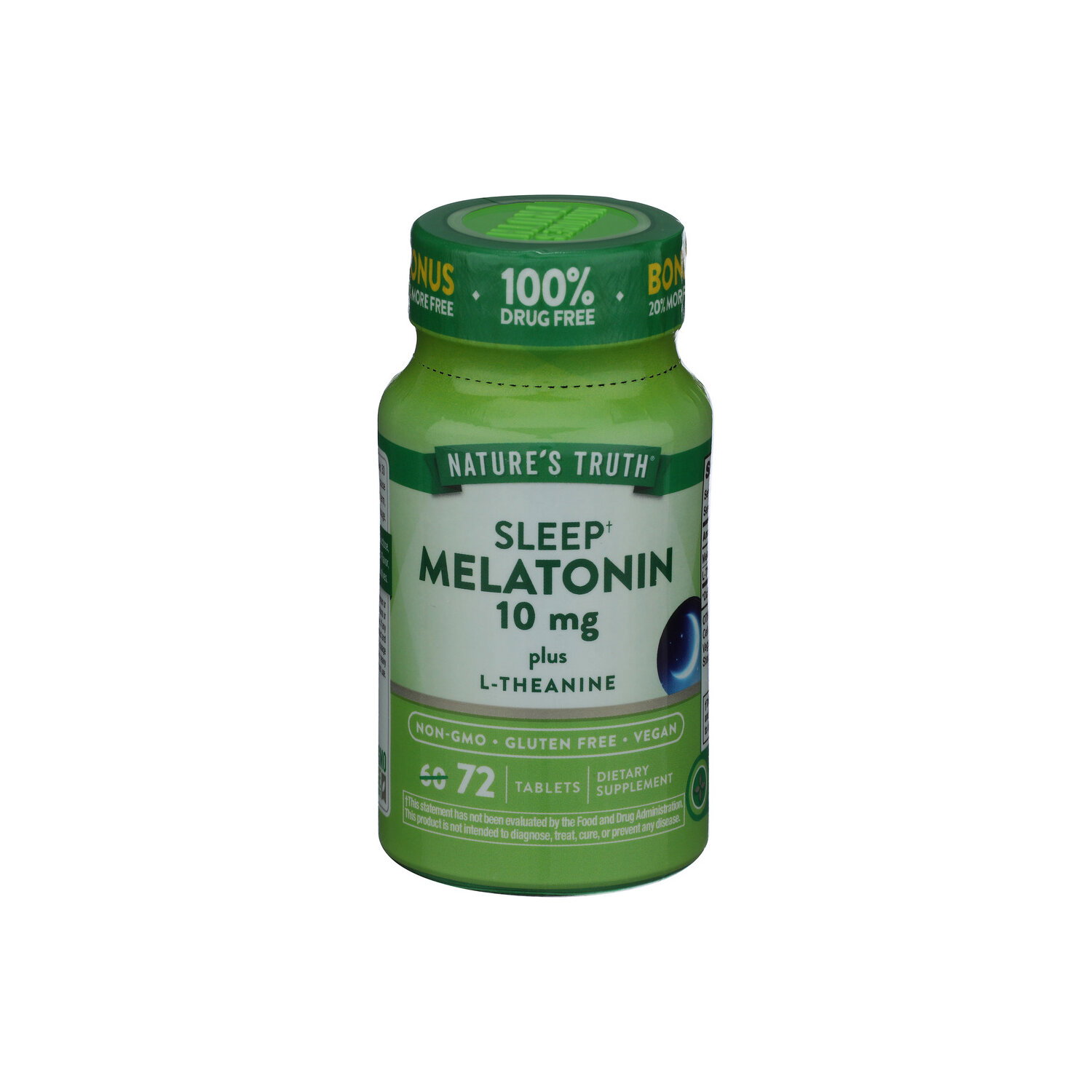 NATURE's Truth Vitamins Drug Free Vitamins Melatonin - 72 Count Image 1 of 2