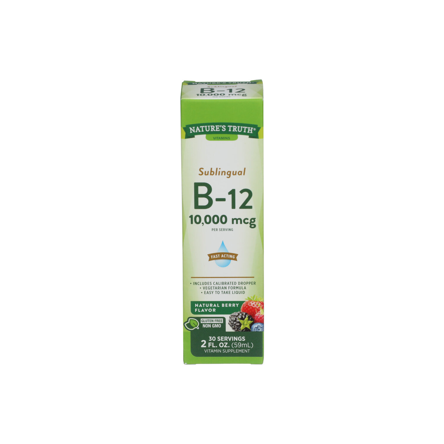 NATURE's Truth Vitamins Natural Berry Flavor Sublingual Vitamins B-12 - 2 Fluid Ounce Image 1 of 2