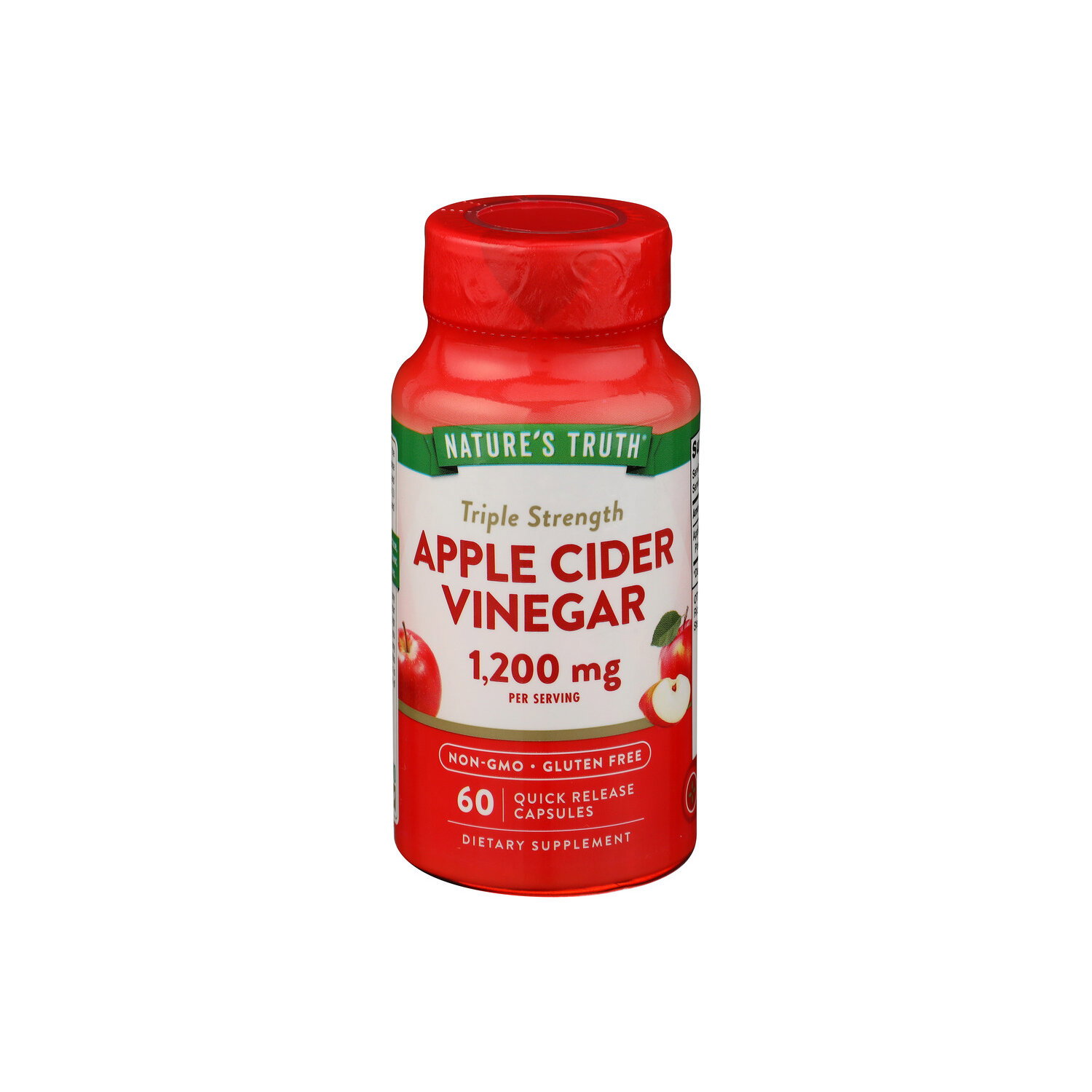 NATURE's Truth Vitamins Apple Cider Vinegar Triple Strength Vitamins - 60 Count Image 1 of 2