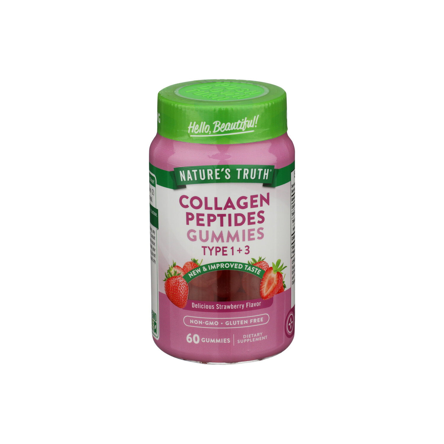 NATURE's Truth Vitamins Natural Strawberry Flavor Beauty Collagen - 60 Count Image 1 of 2