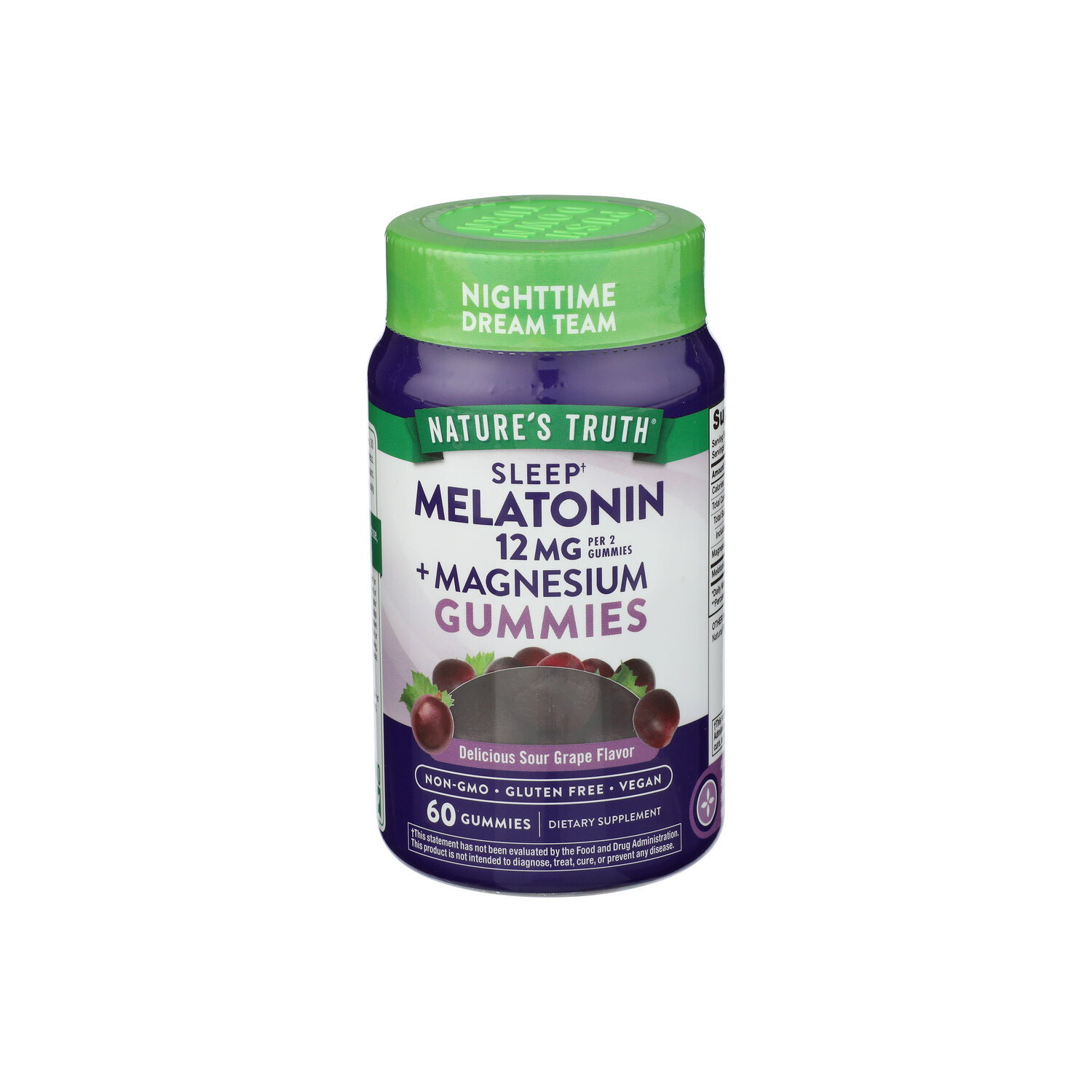 NATURE's Truth Gummies Melatonin 12MG + Magnesium - 60 Count Image 1 of 2