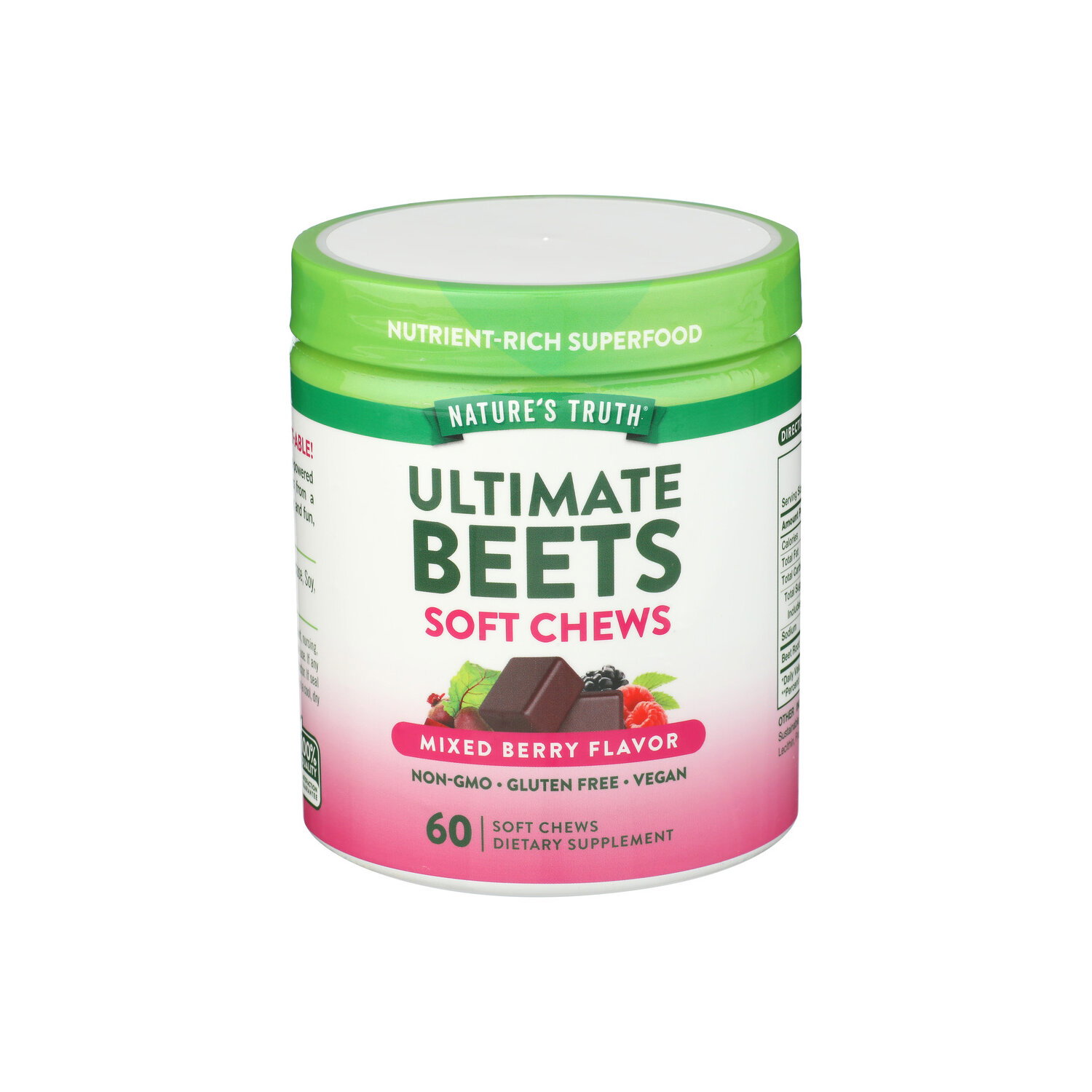 NATURE's Truth Soft Chews Ultimate Beets - 60 Count Image 1 of 2