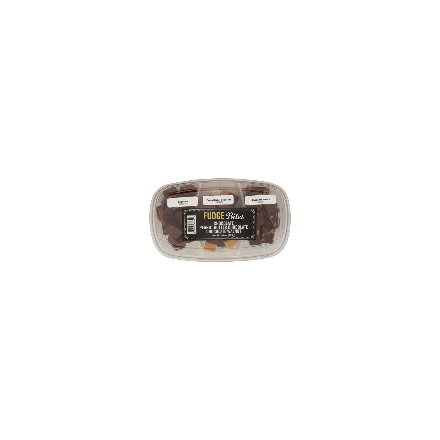 Fudgeamentals Chocolate, Peanut Butter Chocolate Walnut Variety Tray 6 - 16 Ounce Image 1 of 4