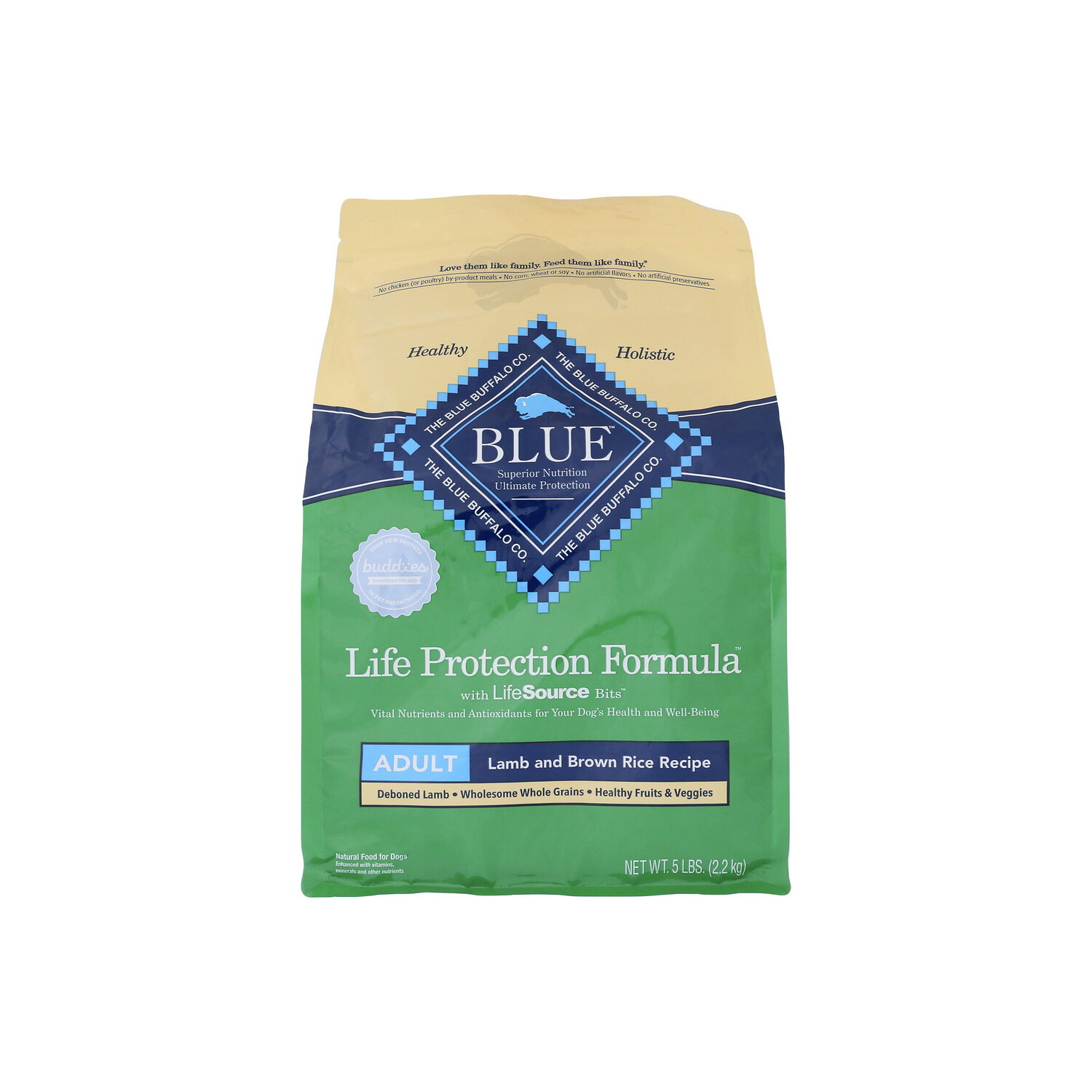 Blue Buffalo Life Protection Formula Lamb & Brown Rice Dry Dog Food - 5 Pound Image 1 of 2