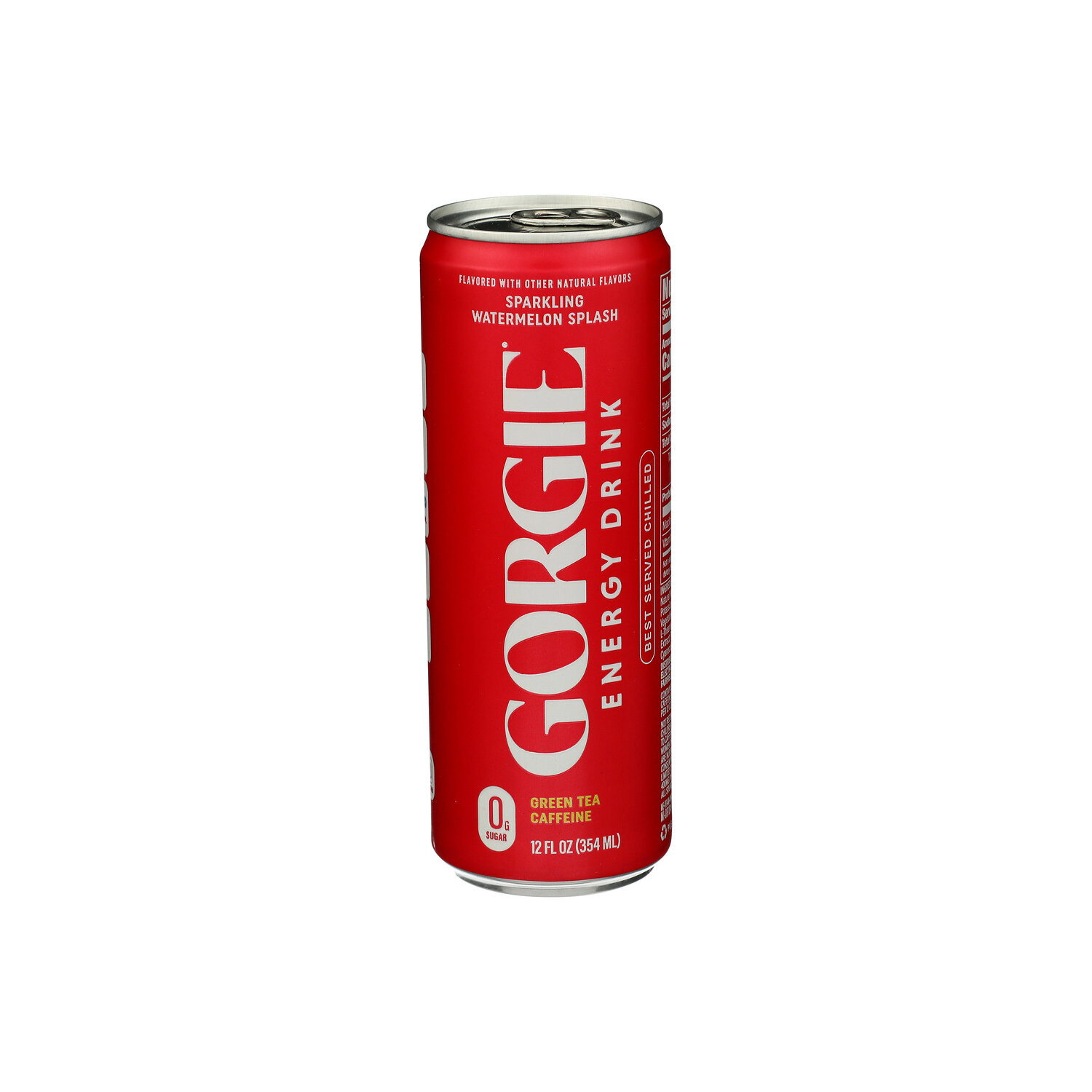 Gorgie Sparkling Watermelon Splash Energy Drink - 12 Fluid Ounce Image 1 of 4