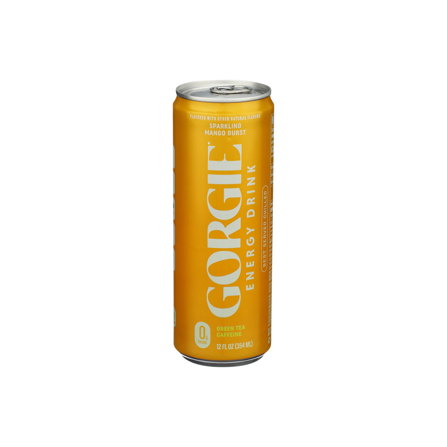 Gorgie Sparkling Mango Burst Energy Drink - 12 Fluid Ounce Image 1 of 4