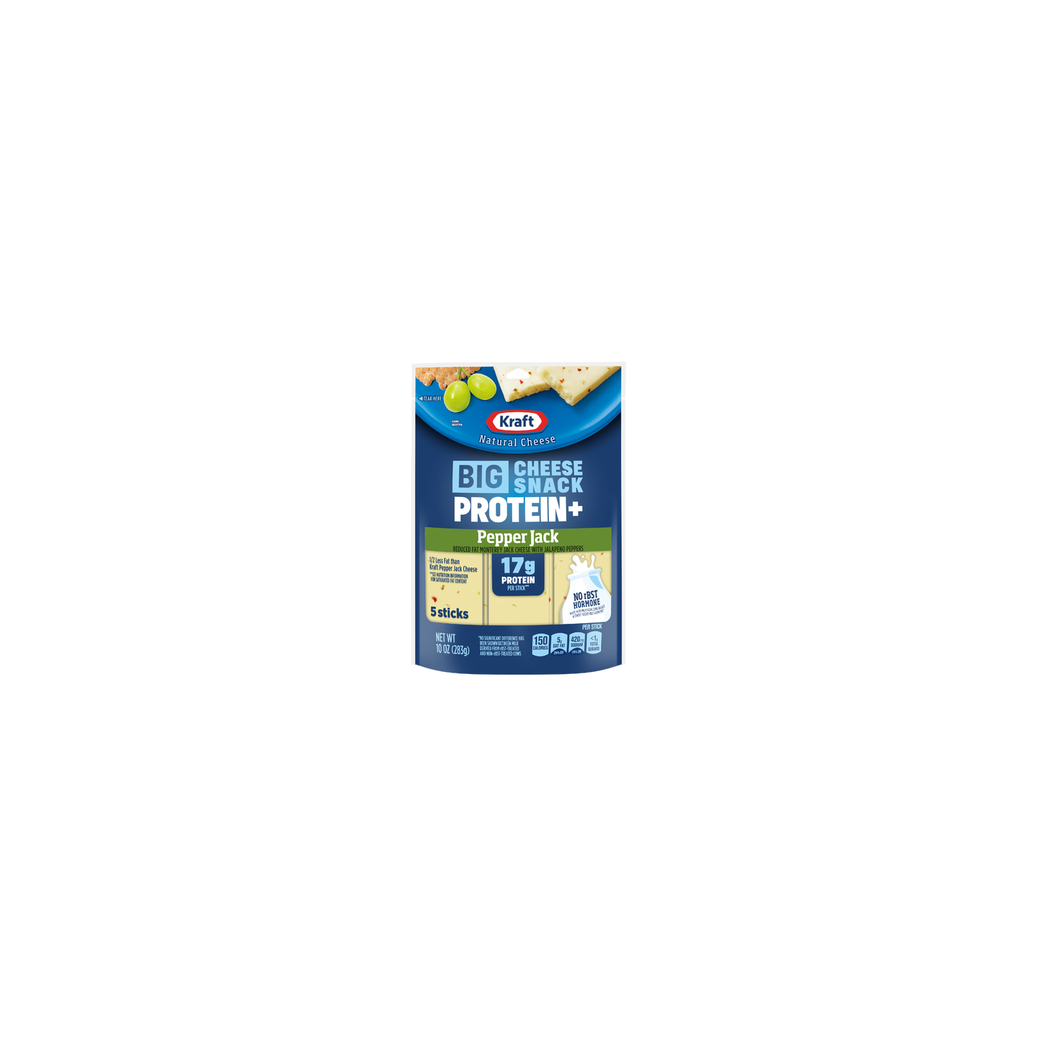 Kraft Pepper Jack Protein Big Stick Cheese - 10 Ounce Image 1 of 2
